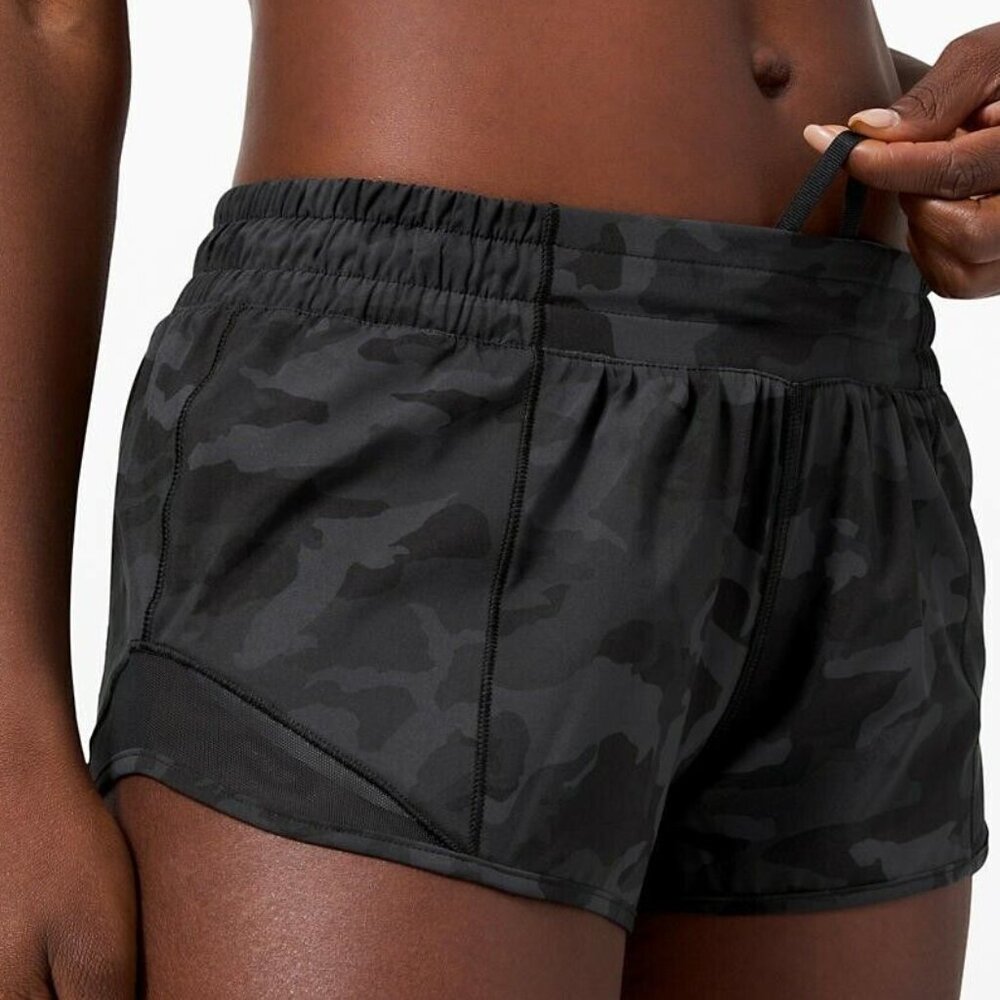 Lululemon Incognito camo grey black shorts
